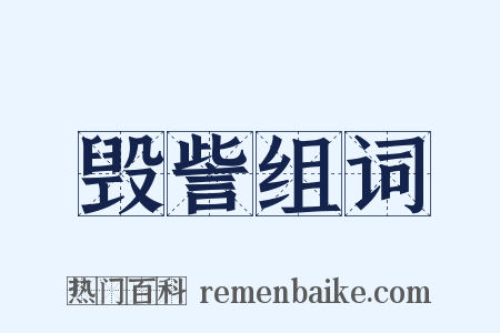 毁訾组词是什么意思的图片